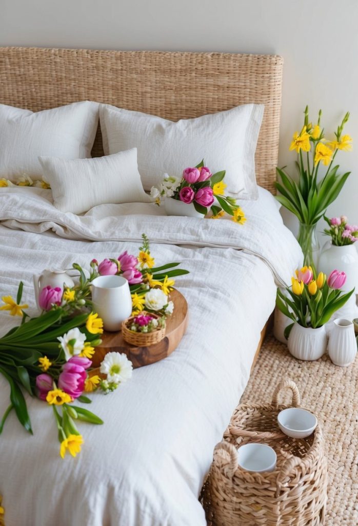 11. Switch to lighter bedding for spring