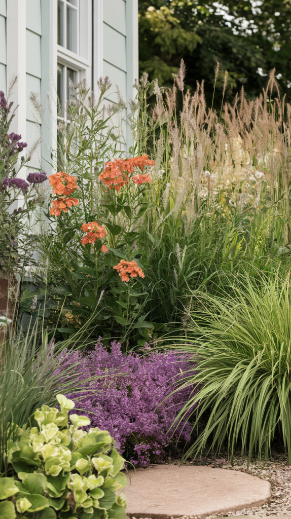 12. Mix different textures with grasses