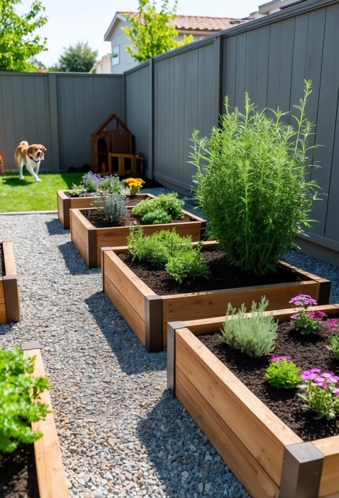 13. Design a flea-repelling garden