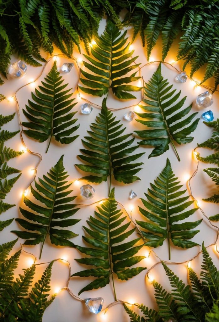15. Arrange ferns to create a mystical ambiance