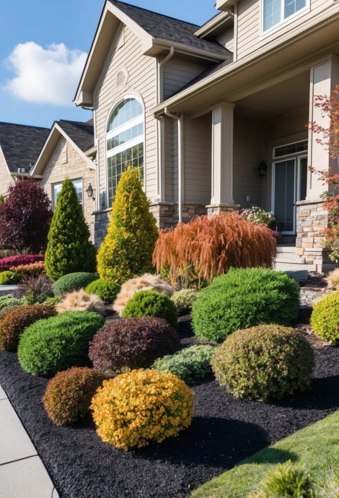 17. Use multi-seasonal shrubs