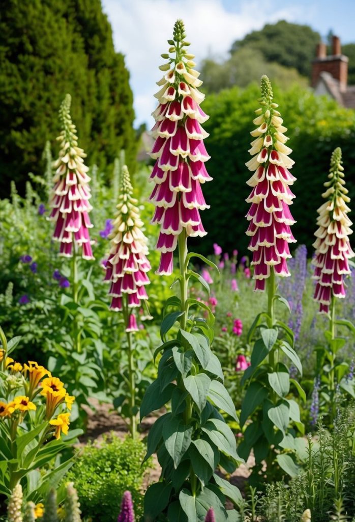 19. Grow foxgloves for height