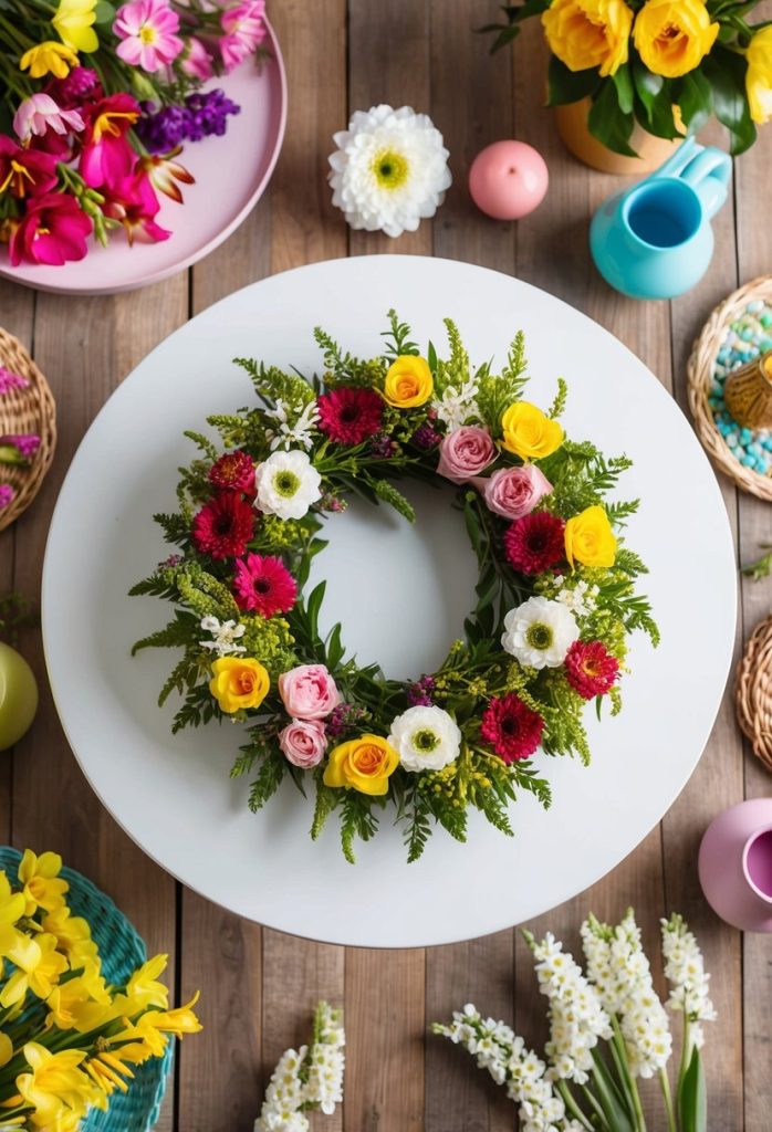 2. DIY Floral Wreath Kit