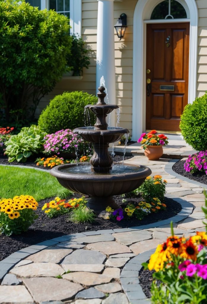 2. Incorporate a small water feature