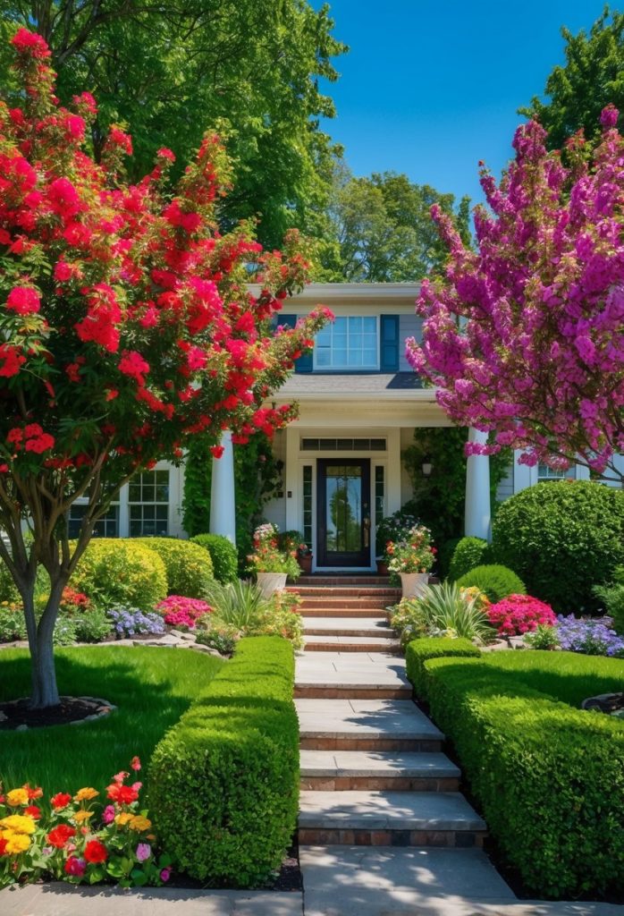 2. Plant flowering trees