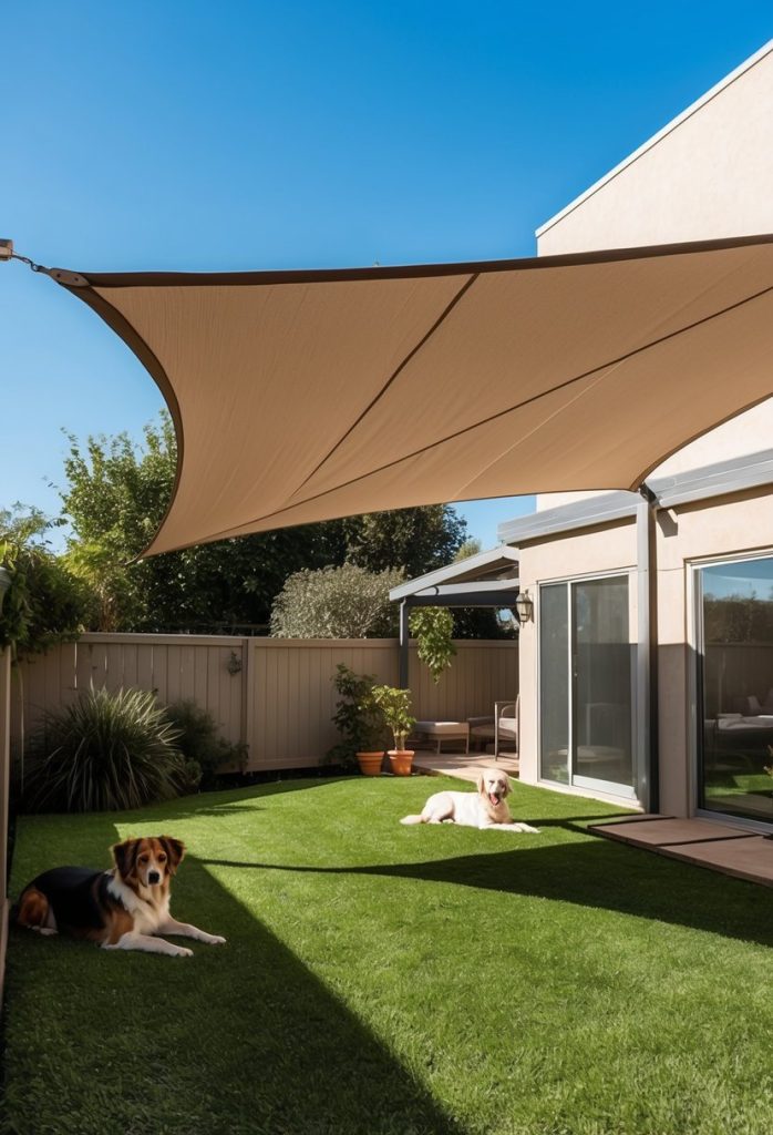 20. Install a retractable shade sail