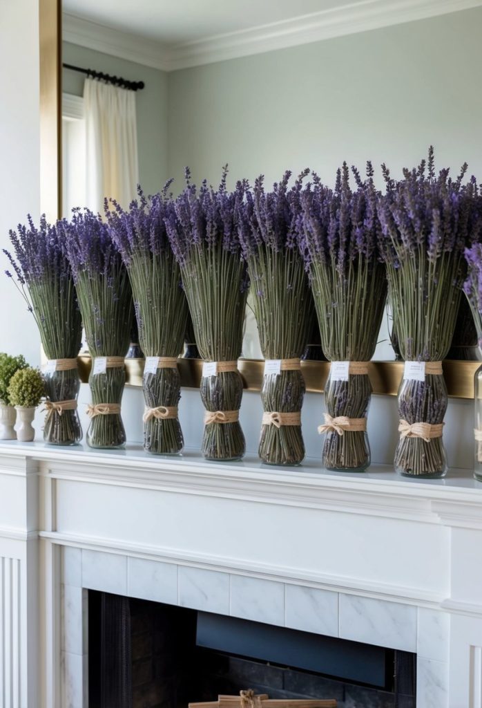 23. Dried lavender bundles