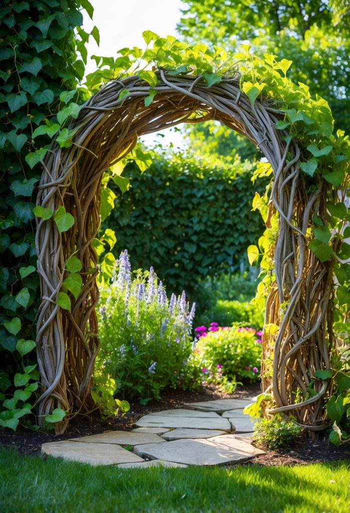 29. Design fairy arches with intertwined vines