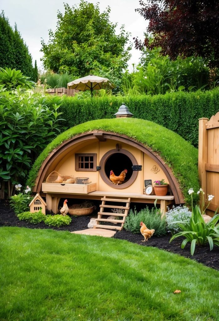 3. Whimsical Hobbit Hole Haven
