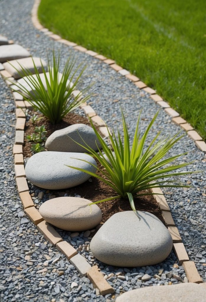 4. Establish a minimalist rock garden