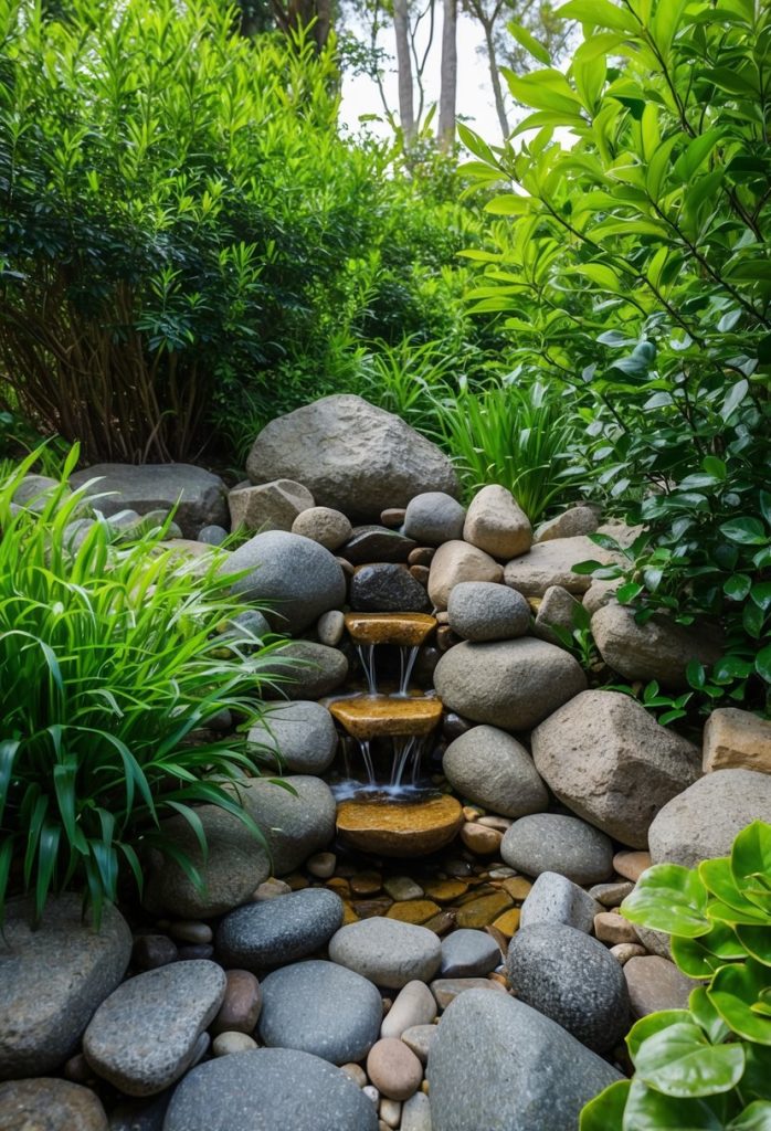 5. Create a rock garden