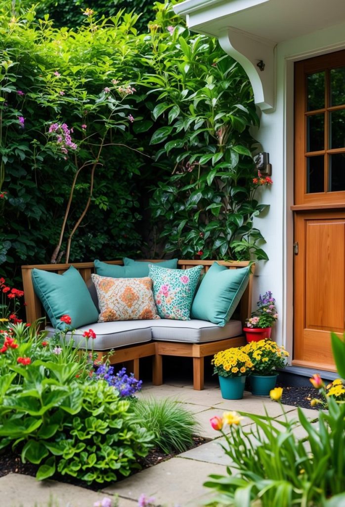 5. Design a corner seating area