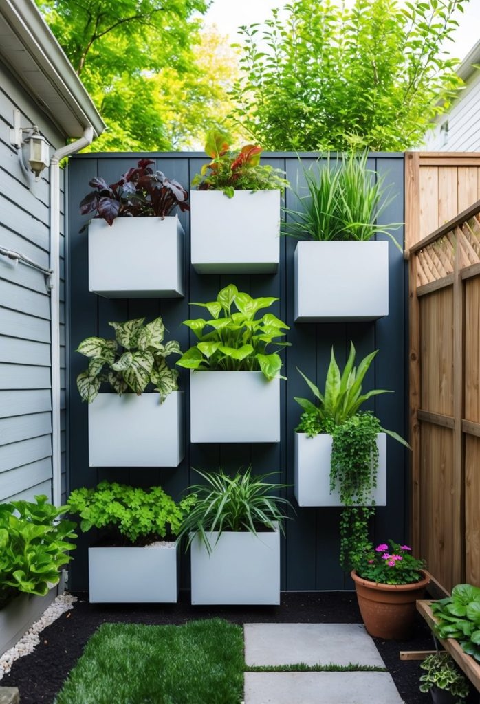 6. Modular wall planters