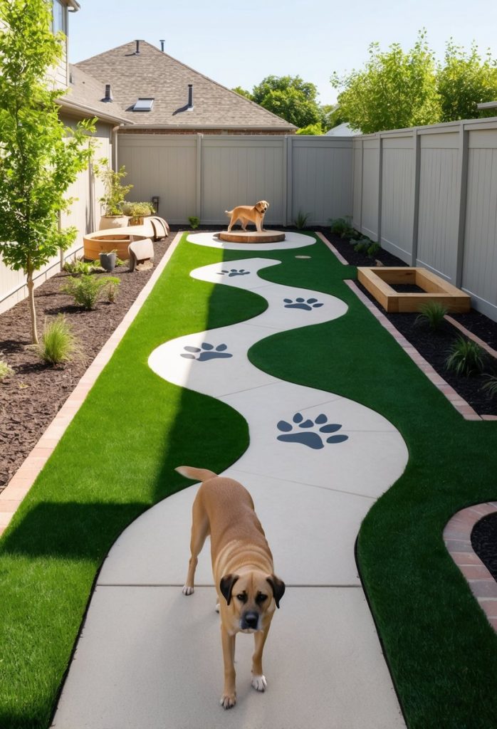 7. Add paw-friendly walkways
