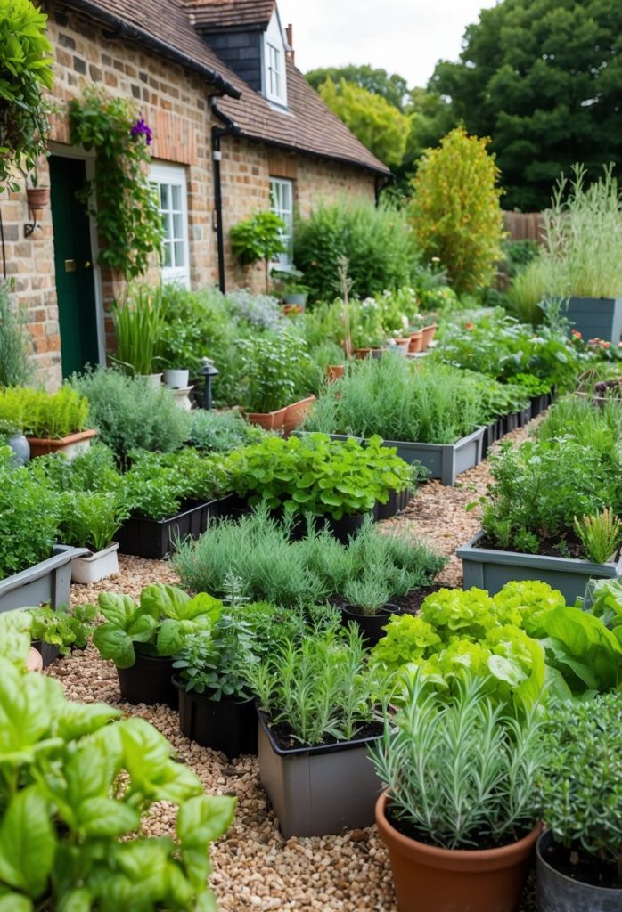 7. Incorporate edible plants like herbs