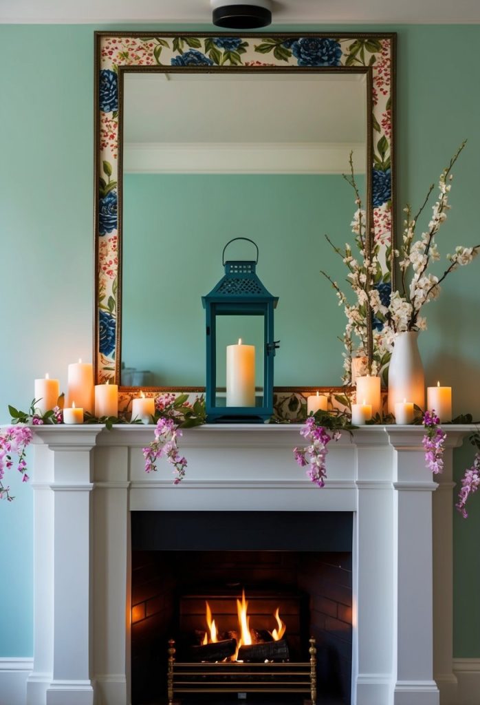 8. Decorative lanterns with candles