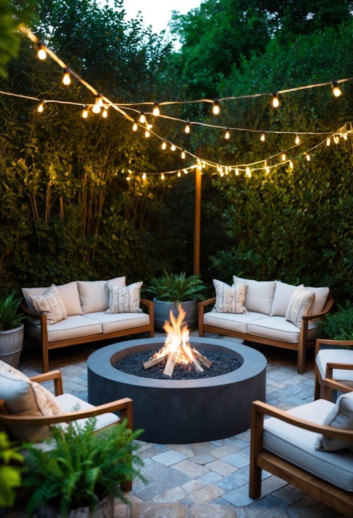 1. Create a fire pit area