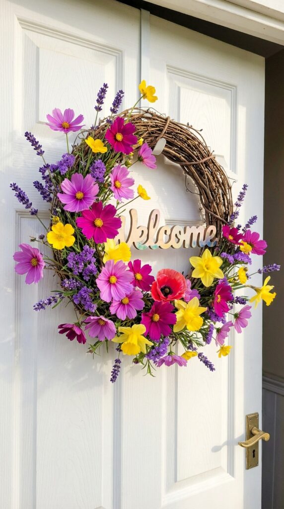 Dollar Tree Floral Wreath