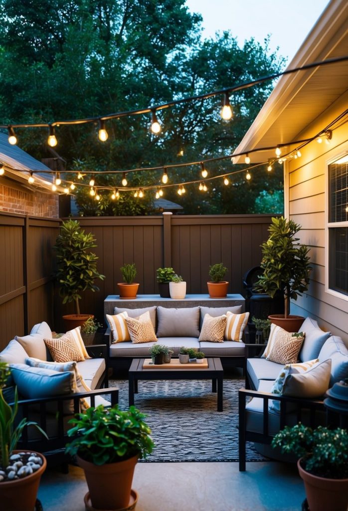 3. Incorporate outdoor cushions