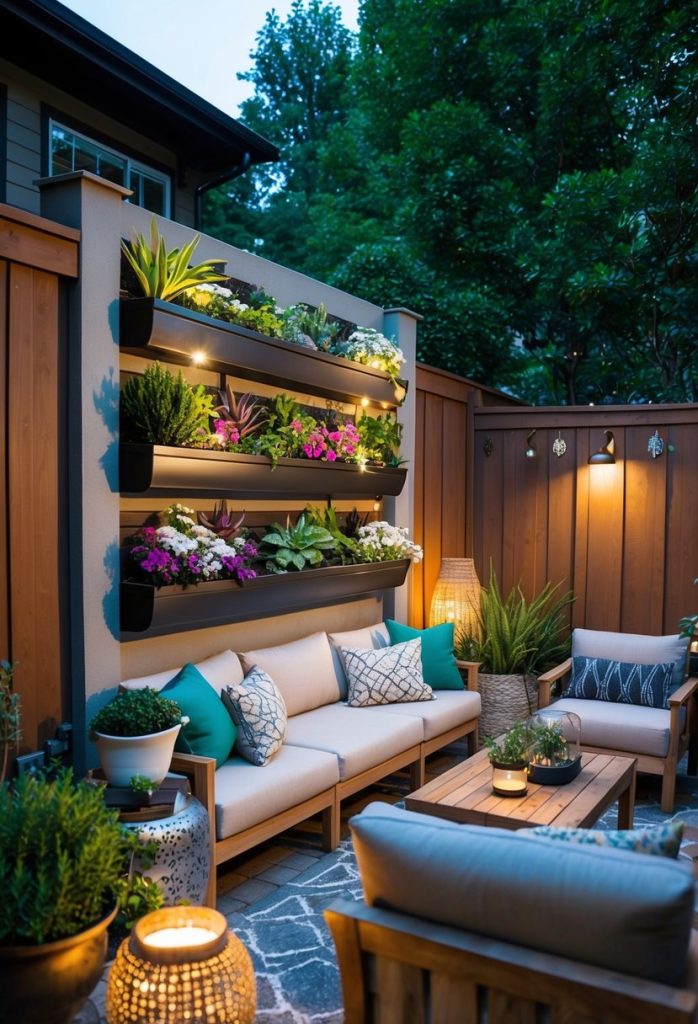 5. Build a planter wall