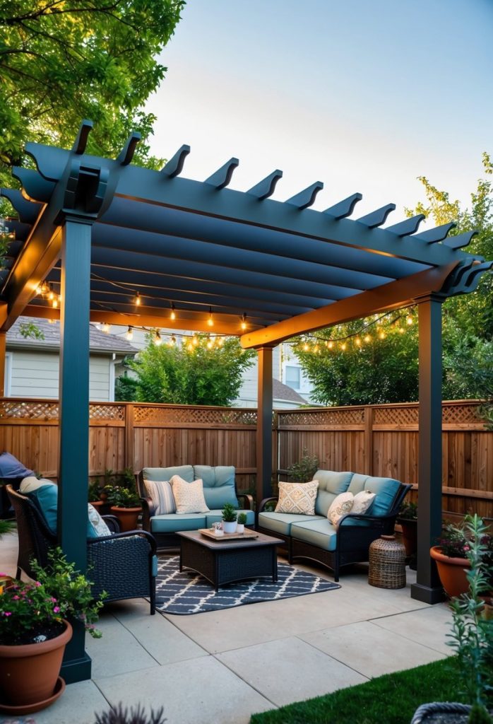 8. Opt for a pergola for shade