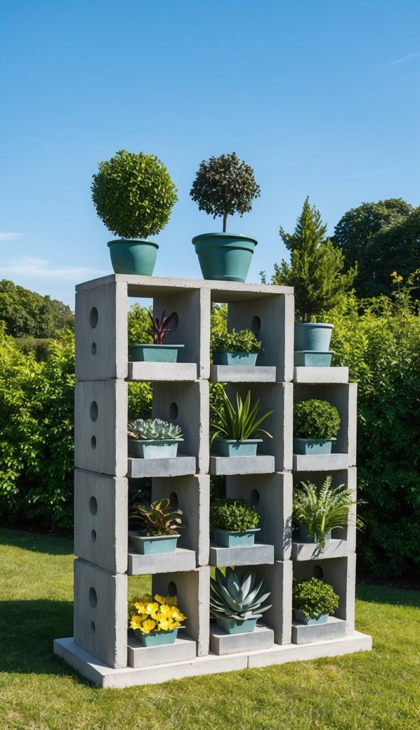 9. Concrete Block Plant Display