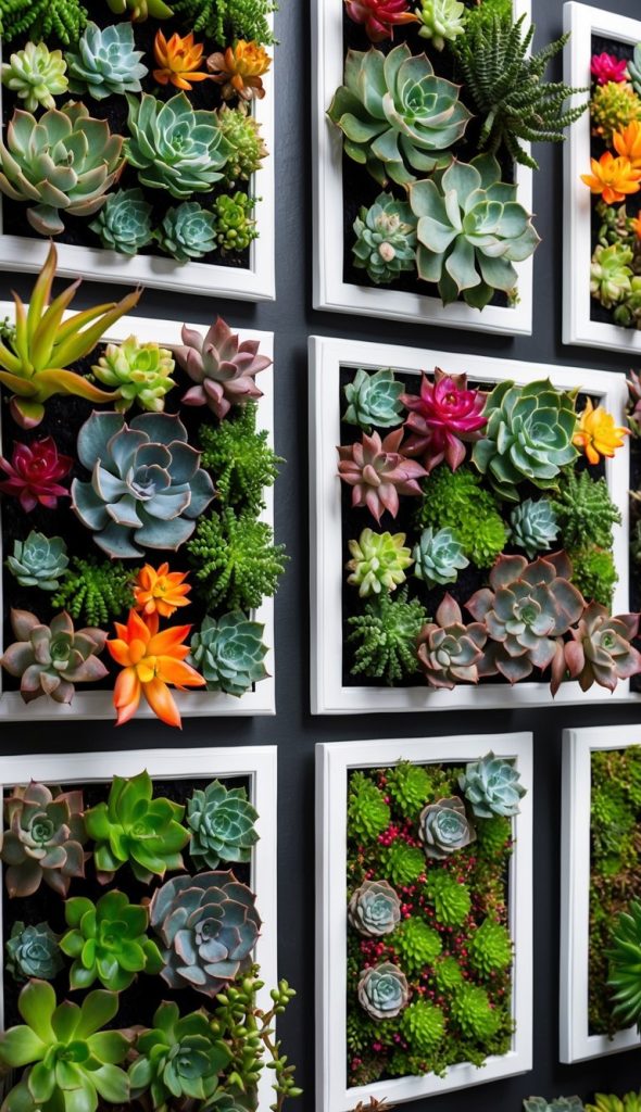9. Living Photo Frames for Fresh Wall Décor