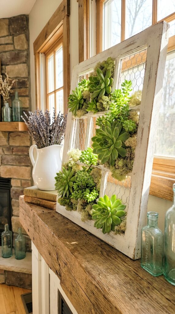 Craft a Succulent Picture with Chicken Wire