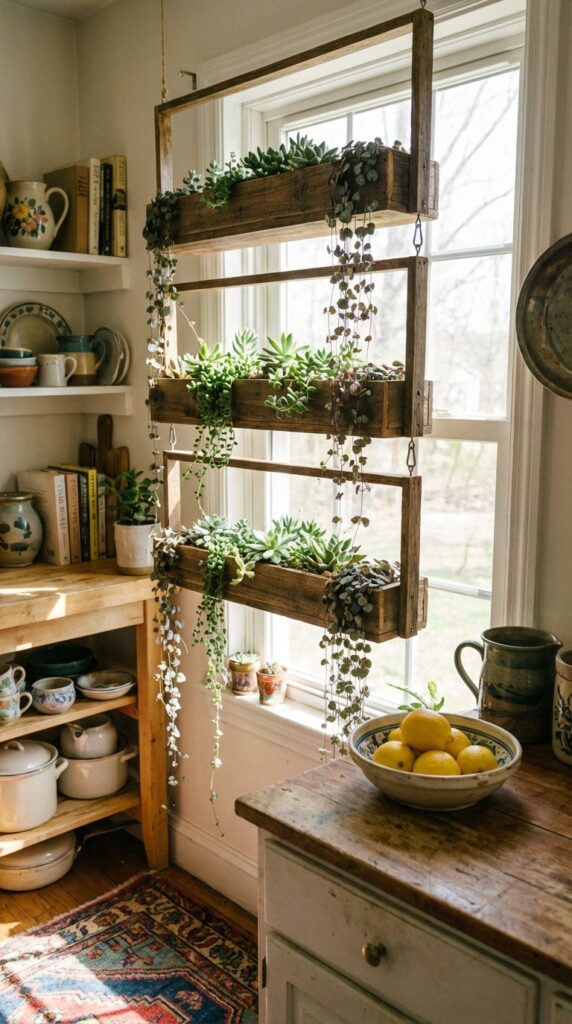 Install Multi-tiered Succulent Frames