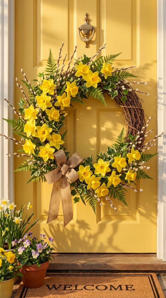 Daffodil Delight Wreath