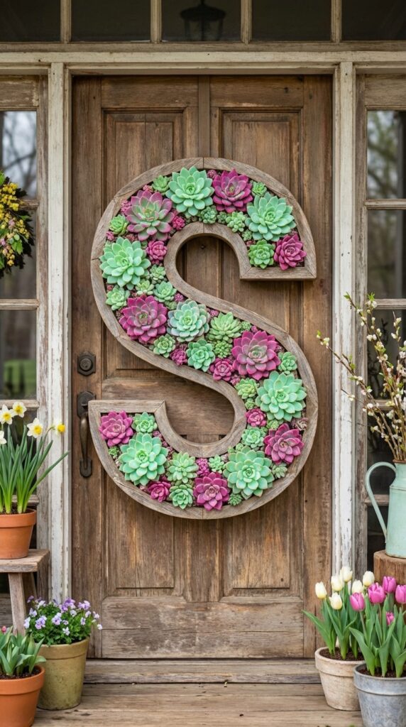 Personalized Framed Succulent Gardens