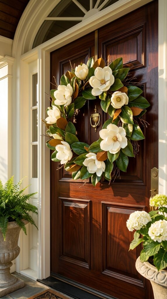 Magnolia Bloom Wreath
