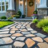 Flagstone Pathway to Front Door Ideas to Enhance Your Curb Appeal