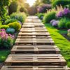 Wood Pallet Walkway Ideas to Spruce Up Your Garden Path