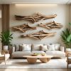 Driftwood Wall Art for Living Room Ideas to Brighten Your Space