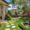 Tropical Front Yard Garden Ideas to Brighten Your Home Exterior