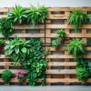 Vertical Plant Wall from Pallets Ideas for Easy DIY Gardening