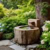 Tree Stump Water Fountain Ideas to Spruce Up Your Garden with Charm