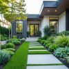Simple House Front Garden Design Ideas