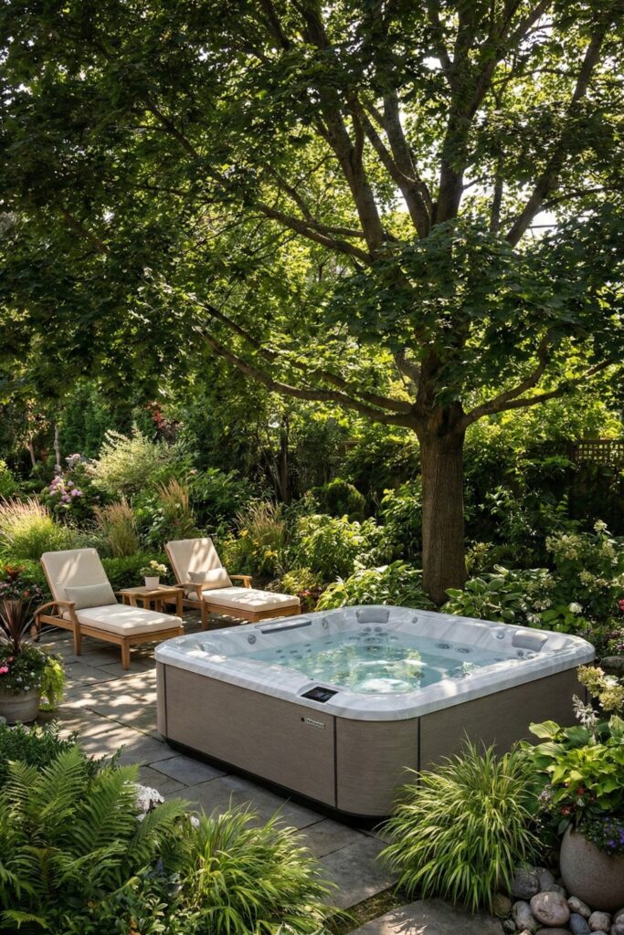 1. Incorporate a large shade tree for natural cover