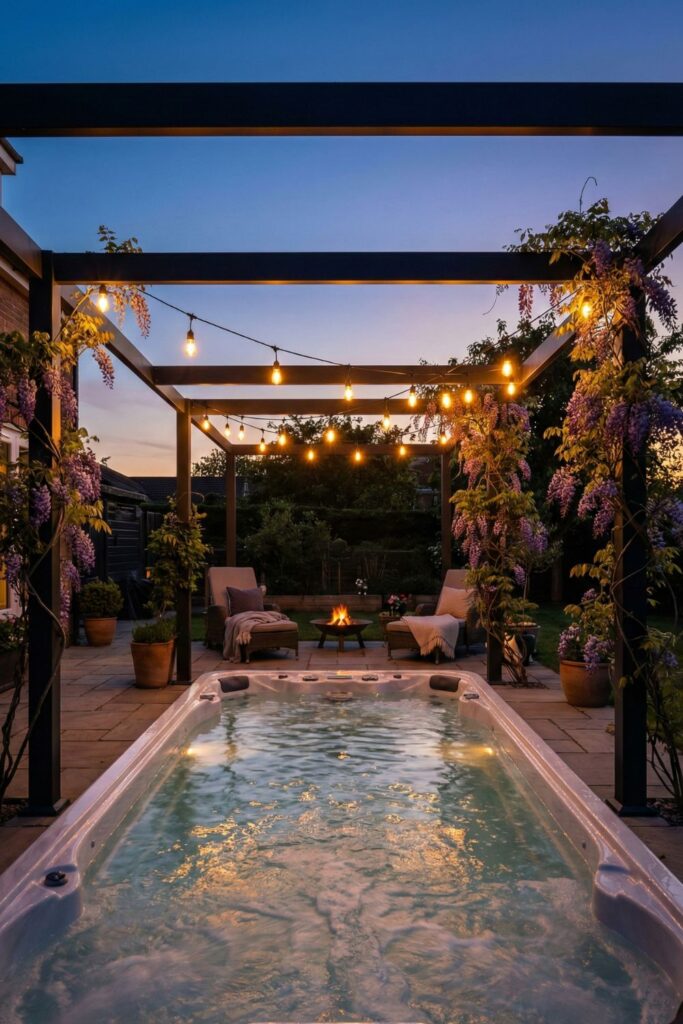 Pergola & String Lights