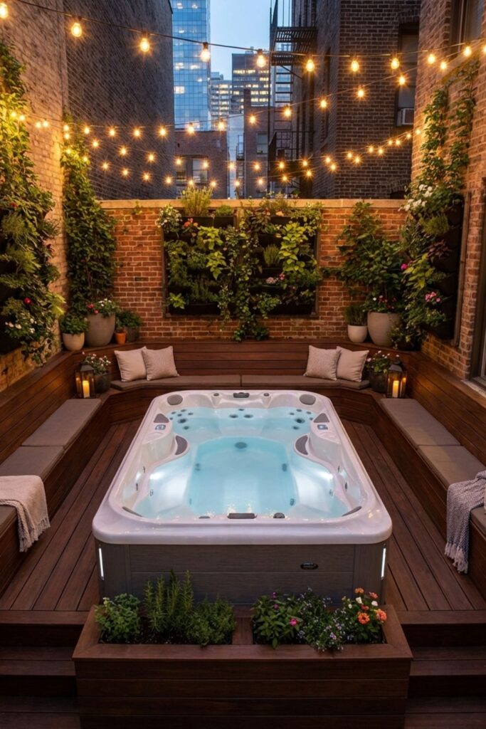 The Tiny Townhouse Patio