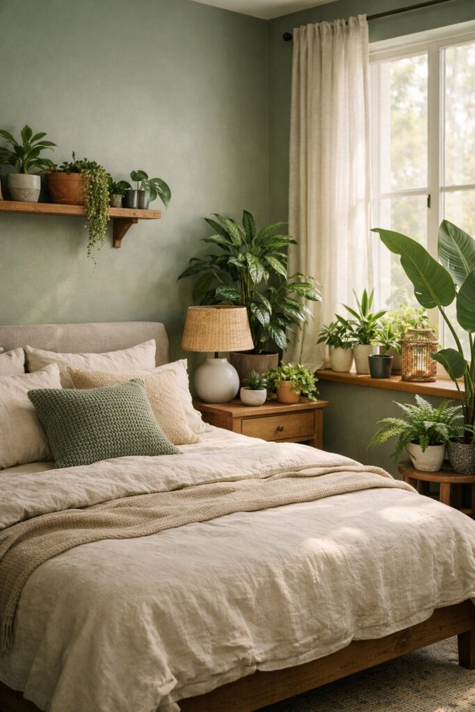 Potted plants for a nature vibe