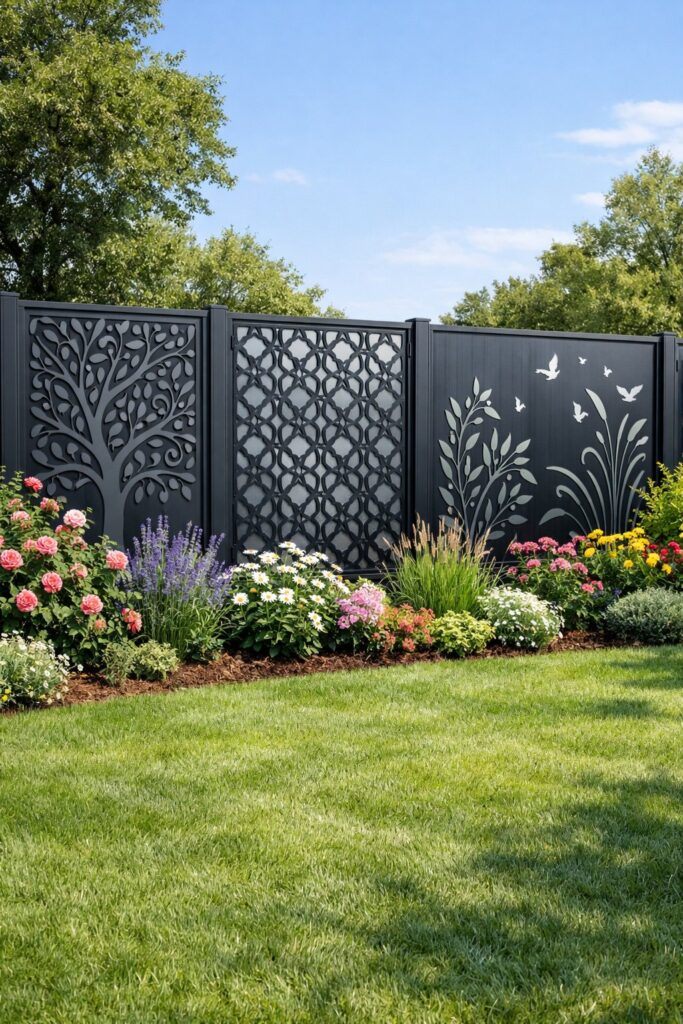 Decorative metal panels