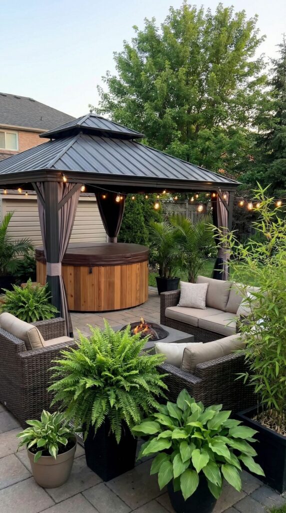 Tiered Roof Gazebo for Elegant Look