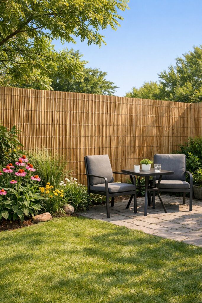 Bamboo Roll Fencing
