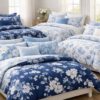 20 Blue Floral Bedding Ideas