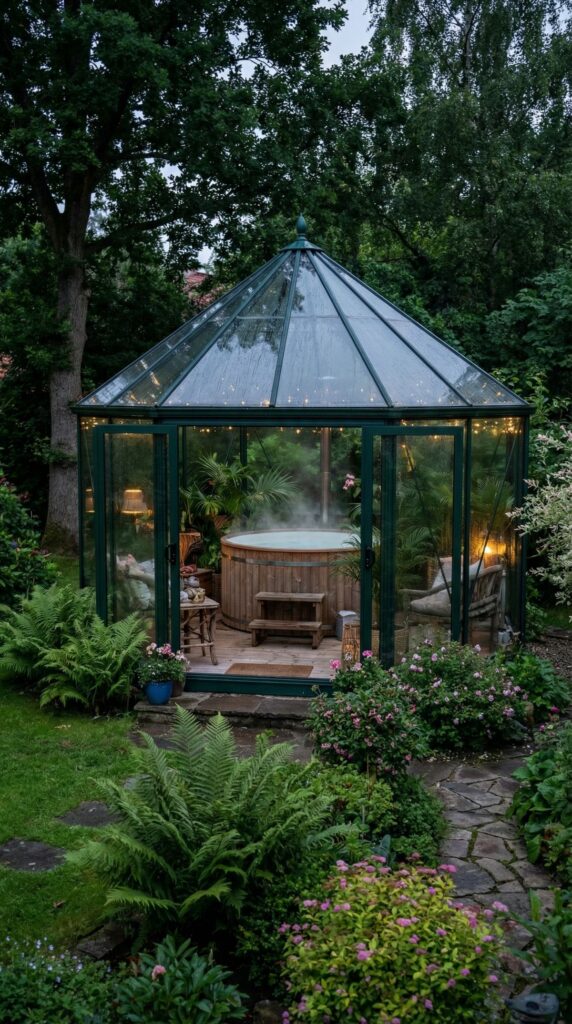 Enclosed Glass Gazebo for Year-Round Use