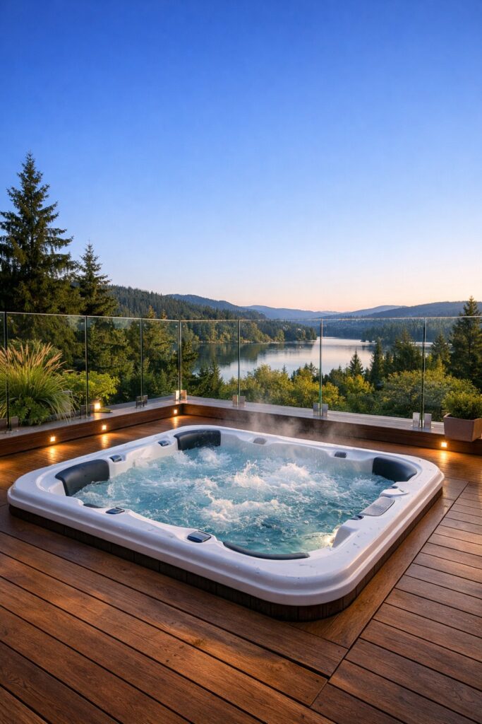 Glass fencing for unobstructed views