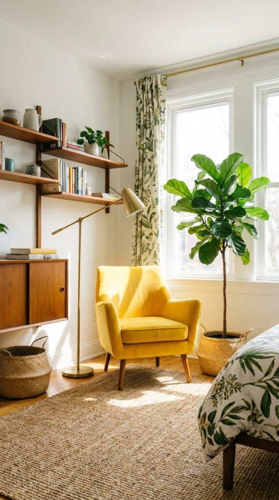Sunny yellow accent chairs